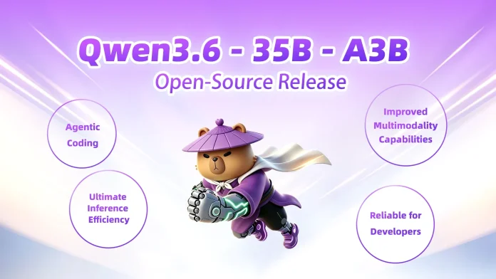 Alibaba's Qwen team has released Qwen3.6-35B-A3B, a highly efficient open-weight MoE model that outperforms Google's Gemma4 across all major benchmarks.