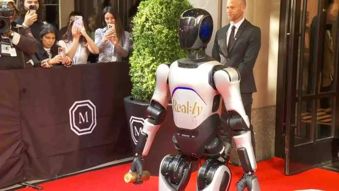 The AgiBot A2 humanoid robot made a historic appearance at the 2026 Met Gala, walking the red carpet alongside designer Alexander Wang and signaling a new era of AI integration in high fashion and pop culture.
