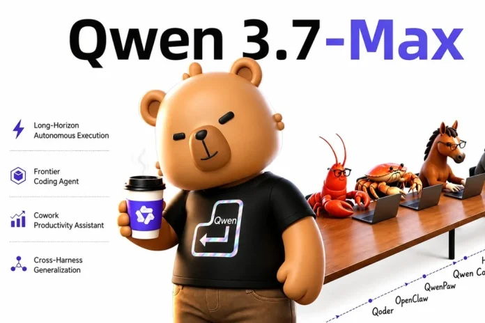 Alibaba's Qwen3.7-Max scores 1,541 on Code Arena to rank 4th globally, making it the only non-US model in the top five and outperforming OpenAI and Google.