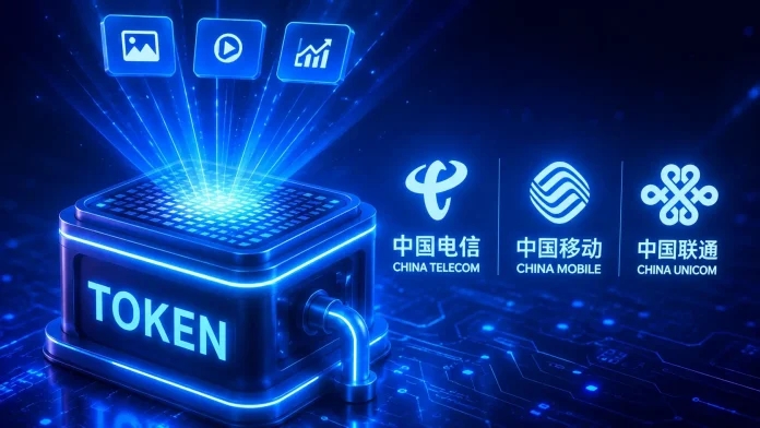 China's three major telecom operators have launched AI token service plans, shifting their business models from data packages to computing power as daily token usage hits 140 trillion.