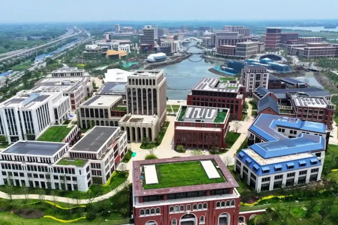 Beijing broadcast Huawei's secret Lianqiu Lake chip lab on national television just 48 hours before President Trump's state visit, signaling semiconductor self-sufficiency.