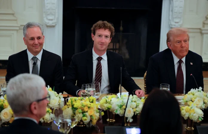 According to the Guardian, Intense lobbying by Elon Musk, Mark Zuckerberg, and David Sacks led to the cancellation of Trump's proposed AI safety executive order — using the China threat narrative to kill even a voluntary safety review.