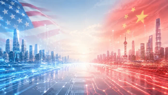 A new USCC report argues China's open AI model strategy and manufacturing dominance are mutually reinforcing, creating two feedback loops that chip controls alone may not address.