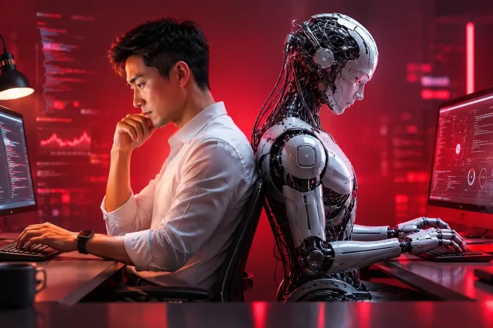 A new workplace phenomenon called zhengliu is spreading across China's tech and finance sectors, forcing employees to digitally replicate themselves before exiting.