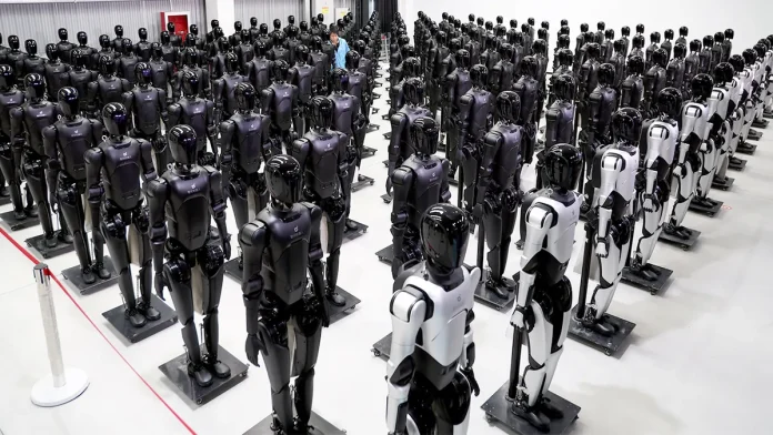 China's robotics industry has achieved mass production capabilities for humanoid robots, but experts warn that commercial demand is lagging behind manufacturing scale.