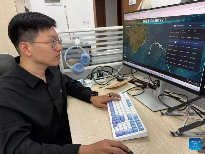 China has unveiled LangYa 2.0, an advanced AI marine forecasting model capable of predicting complex phenomena like typhoons and storm surges, marking a significant leap in oceanographic research and disaster preparedness.