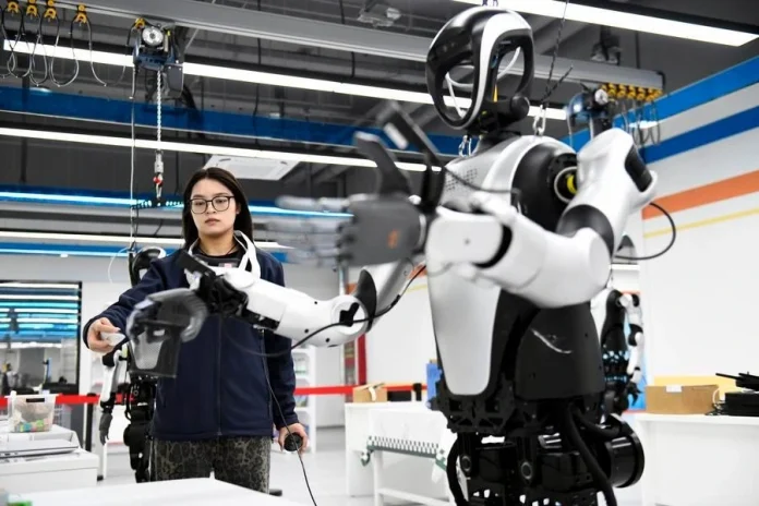 CAICT says China has crossed 70 live embodied-AI training sites, reflecting a national push to gather data and test physical robots in real-world settings.