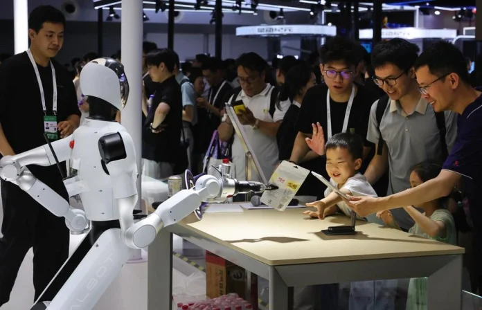 A New York Times tour of Beijing shows AI in commuting, shopping, schools, and health services, while exposing privacy risks and uneven product reliability.