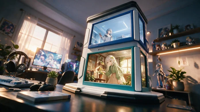 Shenzhen startup LYNOOK combines desktop hardware, spatial rendering, and linked character worlds in an attempt to make AI companionship social and tangible.