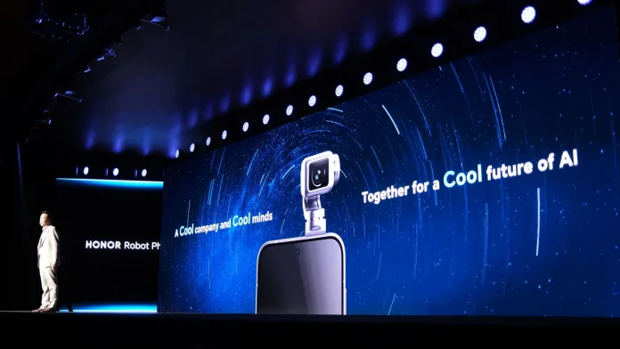 Honor’s Robot Phone pairs a motorized gimbal camera with AI-assisted subject tracking, putting an embodied form of artificial intelligence at the center of its China smartphone strategy.