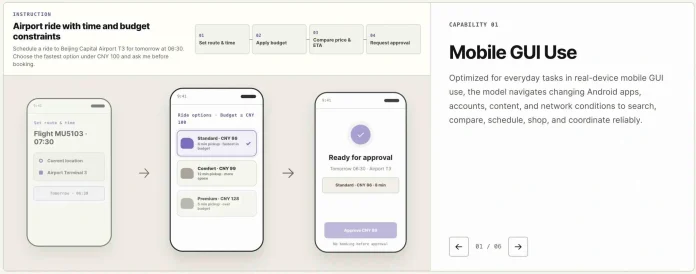 Alibaba’s Qwen-UI-Agent combines mobile, desktop, browser, and deep-search control with real-device training and confirmation prompts for sensitive actions.